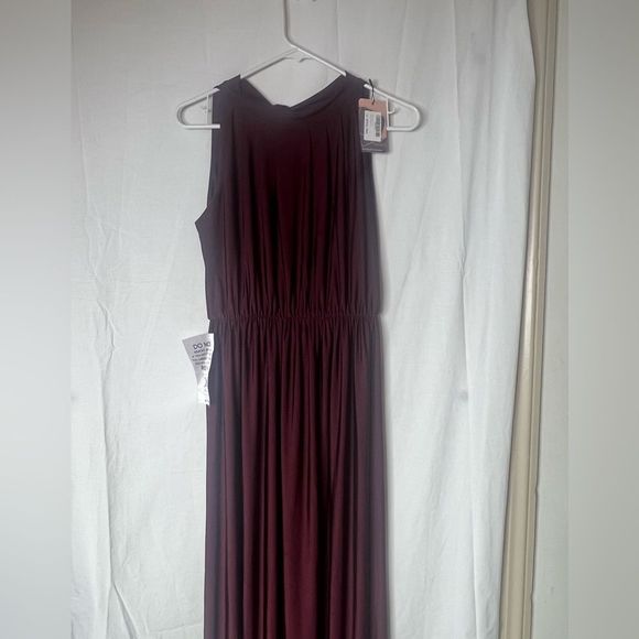 Koh Koh Maroon Wind Red Gown - Picture 5 of 8